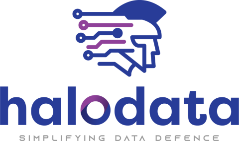 Halodata pantone stacked tagline cmyk